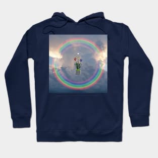 Flower filled light bulb Hoodie